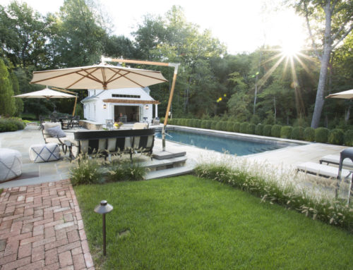 Pool, Patio, & Pool House in Newtown, CT