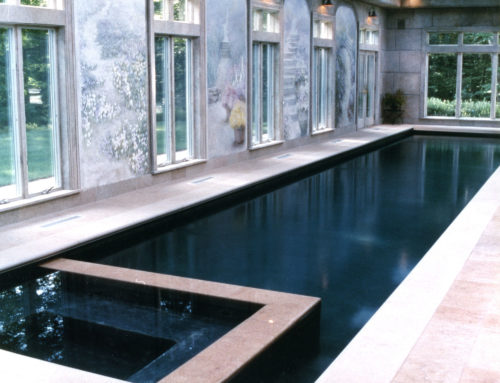 Indoor Residential Lap Pool in Ridgefield, CT